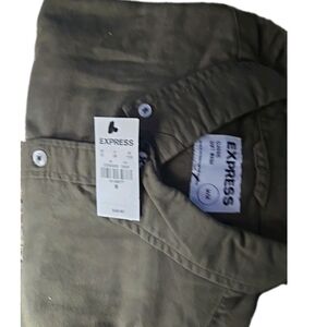 ☕️EXPRESS MENS CLASSIC SOFT WASH BUTTON-DOWN LONG SLEEVE SHIRT SIZE MEDIUM